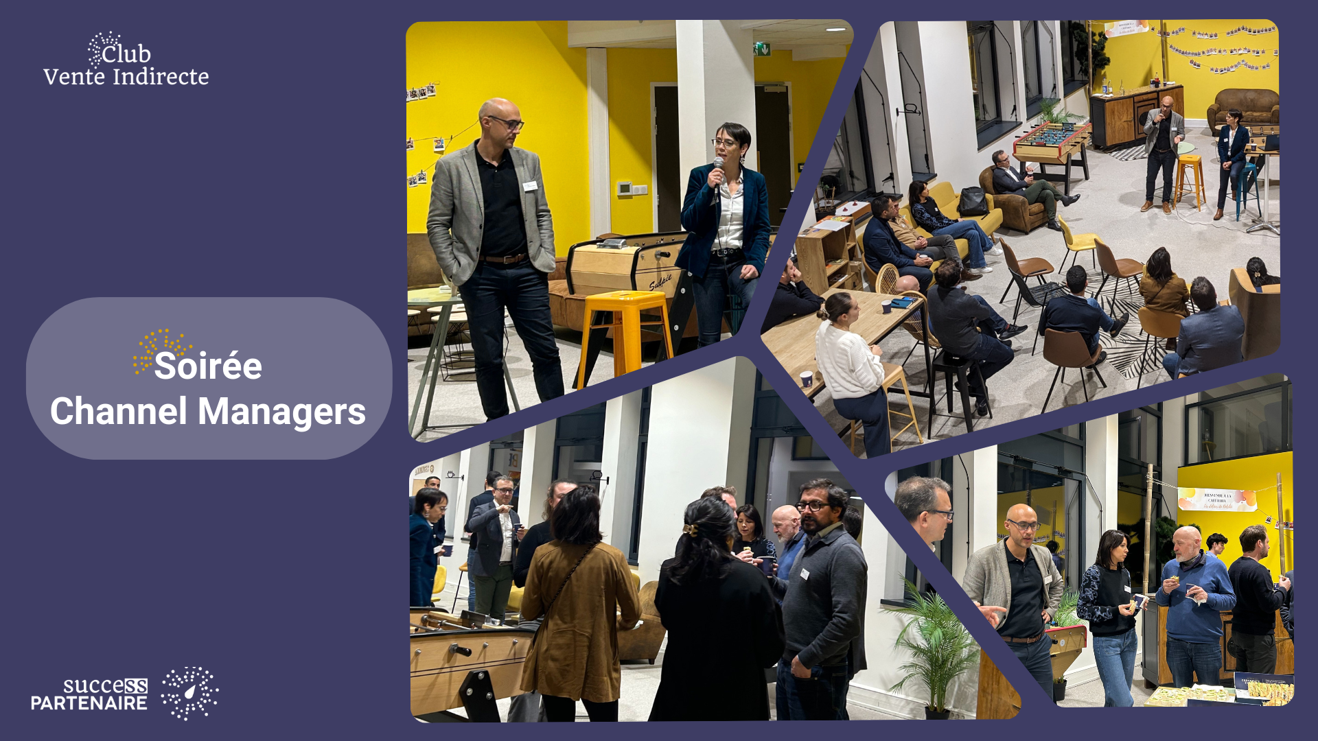 Visuel Soirée channel managers Lyon Success Partenaire